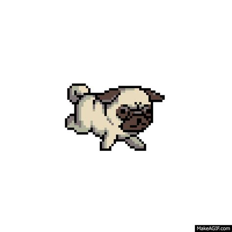 Running Pixel Dog on Make a GIF