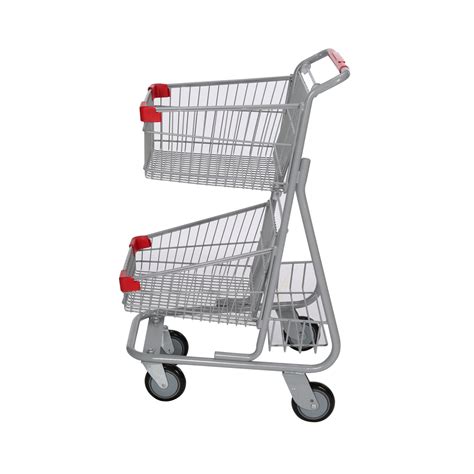 Shopping Carts Double Basket Mini Shopping Cart Specialty Store Services