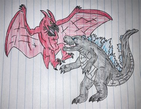 Godzilla Vs Rodan Part Two By Drawasaurus04 On Deviantart