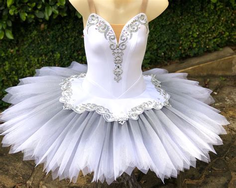 White And Silver Classical Ballet Tutu Koz I Love Tutus Classical