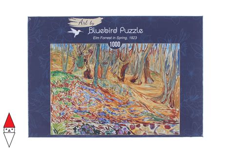 PUZZLE ARTE BLUEBIRD PITTURA 1900 EDVARD MUNCH ELM FORREST IN SPRING