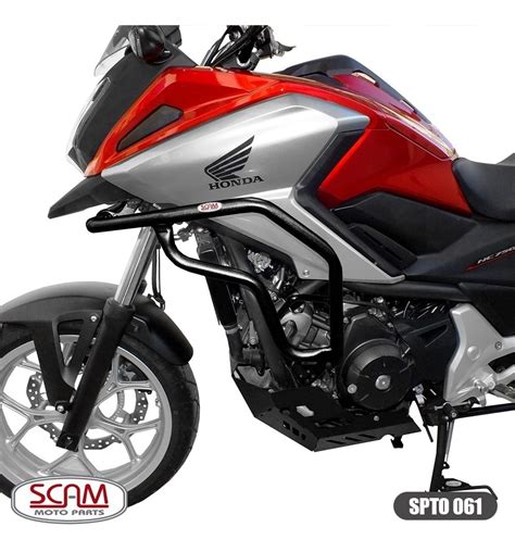 Suporte Bau Traseiro Lateral Protetor Nc 700x Nc 750x Scam R 1 439