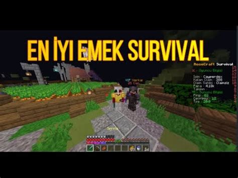 T Rkiyenin En Yi Emek Survival Sunucusu X Youtube