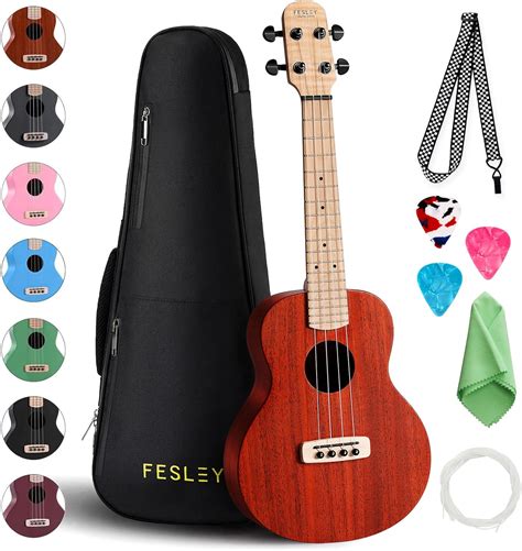 Fesley Concert Ukulele For Kids And Adults Ukelele Beginner