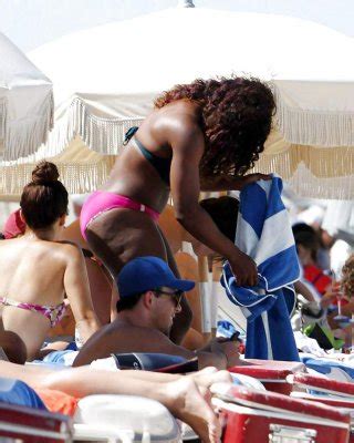 Serena Williams Wearing A Bikini At A Beach In Miami Porn Pictures XXX Photos Sex Images