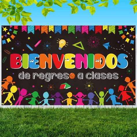 Buy Bienvenidos Sign Spanish Welcome Back To School Banner Large