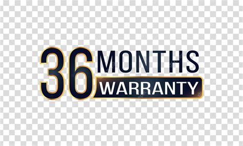 premium vector monthly warranty badge