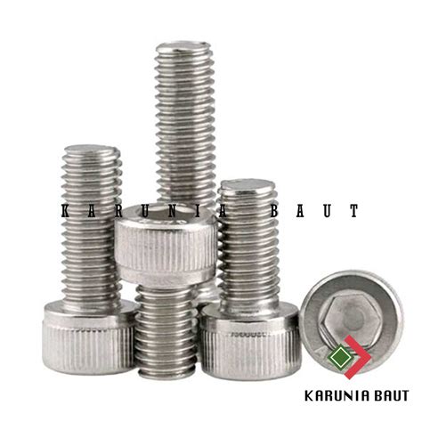 Jual Baut L M12 Stainless Steel 304 Drat 12 Mm Pitch 15 Mm Kunci L Hex