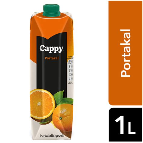 Cappy Portakallı İçecek Karton Kutu 1 L Migros