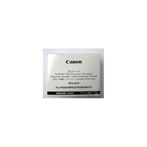 QY6 0075 Tête d impression pour imprimante Canon ip4500 ip5300 MP810