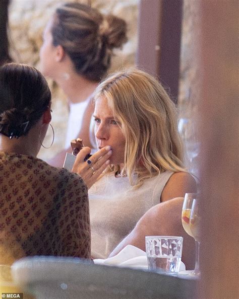 EXCLUSIVE Sienna Miller 41 Slips Into A Tiny Bikini As She Enjoys A Relaxing Day At The Beach