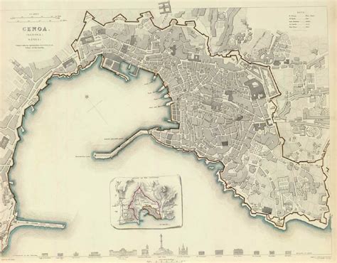 Genoa Historical Map - MapSof.net