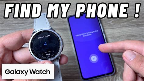 How To Find My Phone And Watch With Samsung Galaxy Watch 6 Youtube