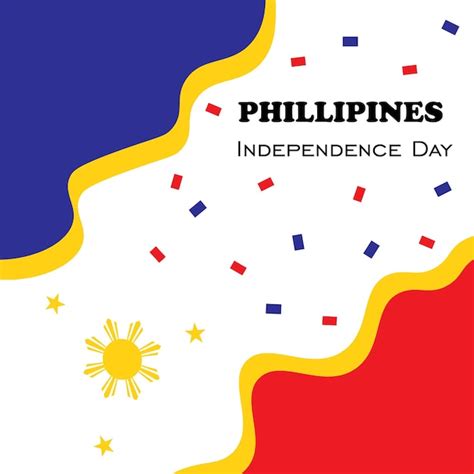 Premium Vector Philippines Independence Day Vector Background