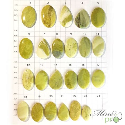 Opale Verte Cabochons Mine Pro Grossiste En Perles Naturelles