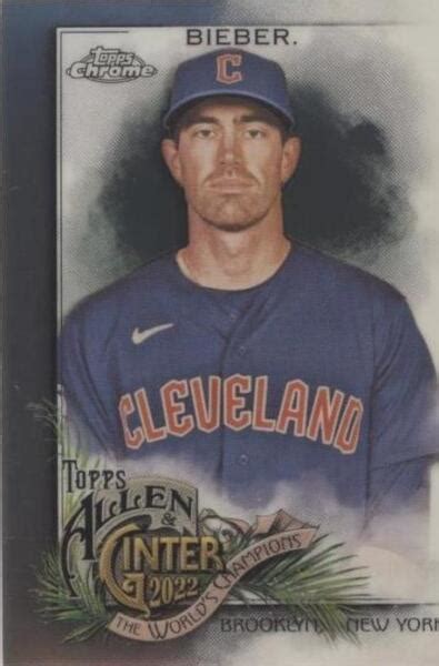 Topps Allen Ginter Chrome Shane Bieber For Sale Online Ebay