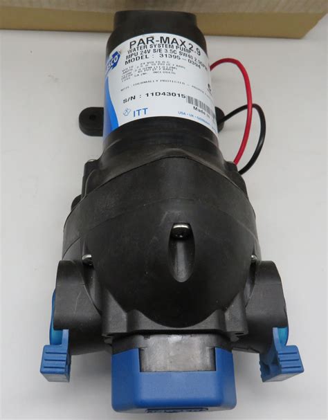 31395 0394 Jabsco 24 Volt Automatic Water Pressure Pump Max Series 29