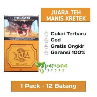 Jual Produk Teh Manis Juara Kretek Termurah Dan Terlengkap Juni