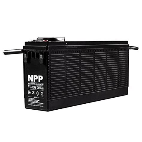 NPP FT12 105Ah 12V 105Ah Front Access AGM Deep Cycle Rechargeable