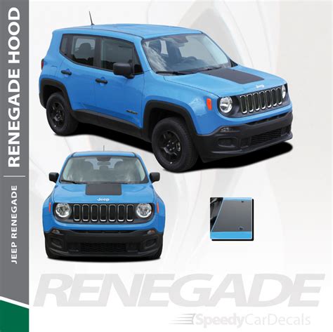 Jeep Cherokee Trailhawk Hood Decals T-HAWK 3M 2014-2020 Premium Auto Striping - SpeedyCarDecals ...