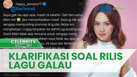 Happy Asmara Buka Suara Seusai Disentil Denny Caknan Rilis Lagu Galau