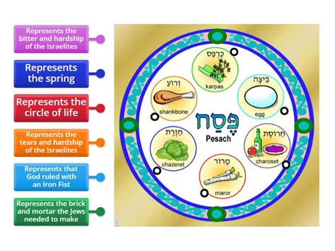 Rs Seder Plate Labelled Diagram