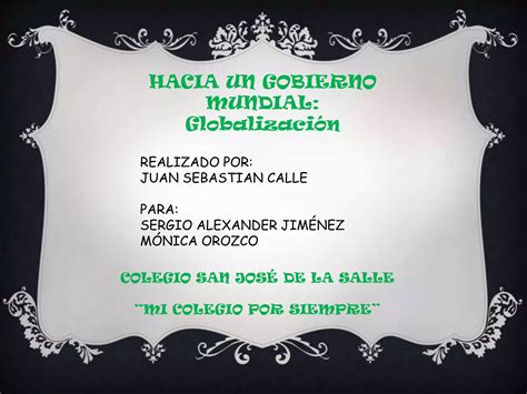 Ciencias Politicas Y Economicas Globalizacion E Internet Ppt