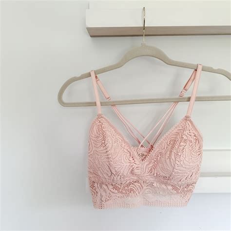 Auden Intimates And Sleepwear Nwot Auden Light Pink Lace Bralette Poshmark