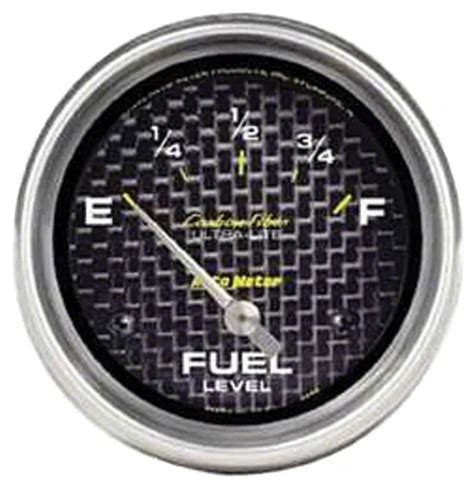 Auto Meter Ecklers Carbon Fiber Series 2 116 Inch Fuel Level Gauge 0