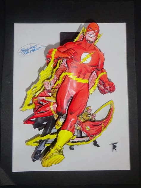 Unframed Barry Allen Becomes The Flash D Paper Sculpture Eventeny