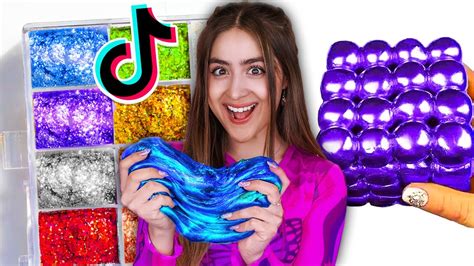 Using Metallic Slime to Recreate Viral Slime Tiktoks! - YouTube