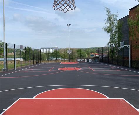 Basketball Court Renovation Duchess Road Sheffield Lightmain Esi