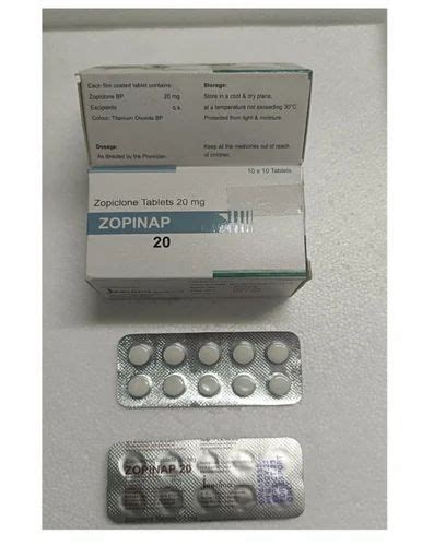 Zopinap 20 Mg Tablet For Clinical At Rs 200 Stripe In Nagpur ID