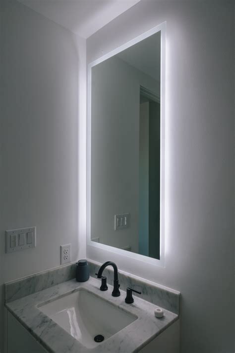 Linea Lighted Bathroom Vanity Mirror