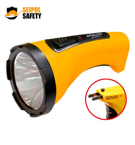 LINTERNA RECARGABLE LED 5W OP 4251A OPALUX SEIPOL SAFETY