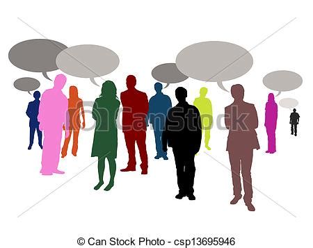 clipart of people socializing - Clipground