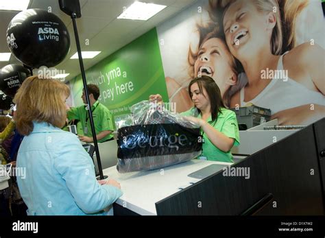Shopping At George In Asda Stock Photo Alamy