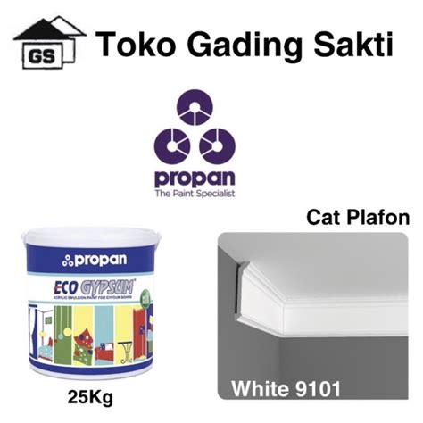 Jual Propan Eco Gypsum Ee 4050 White 9101 Cat Khusus Plafon Pail 25kg