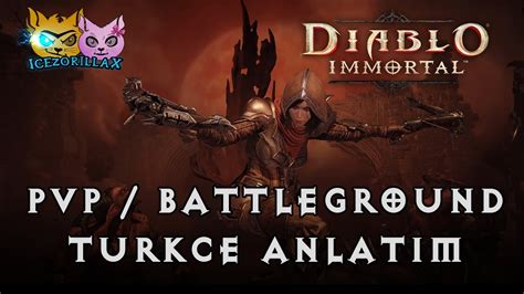 Diablo Immortal Battleground PvP Wizard Gameplay Türkçe Anlatım