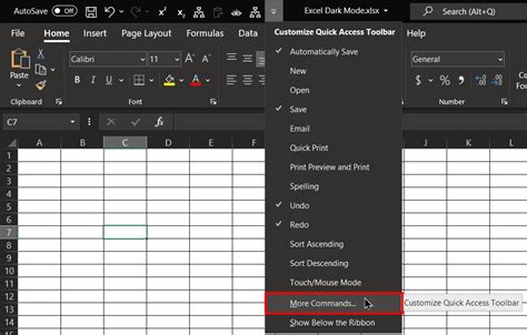 How To Enable Excel Dark Mode 2 Easy Methods