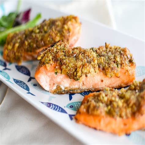 Almond Crusted Salmon One Hungry Bunny