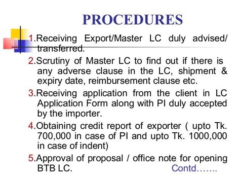 Letter Of Credit Process Flow Chart Ppt How To Open Lc 638 479 Of Best Of Letter Of Credit Pr