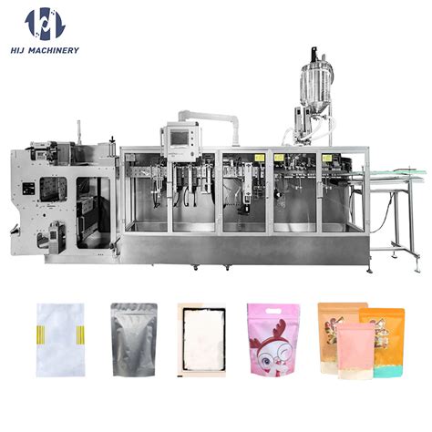 Horizontal Zipper Doypack Pouch Form Fill Seal Packaging Machine Liquid