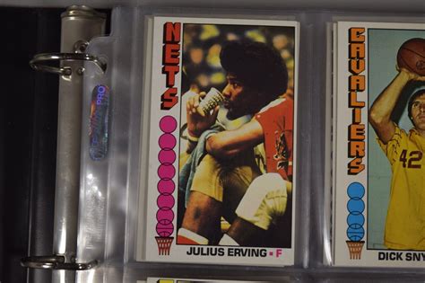 Topps Basketball Complete Set Julius Erving Kareem Abdul