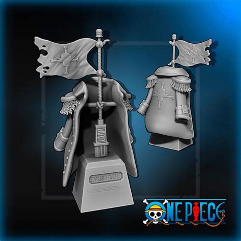 EDWARD NEWGATE SHIROHIGE BARBABLANCA GRAVE TOMB ONE PIECE 3D PRINTING