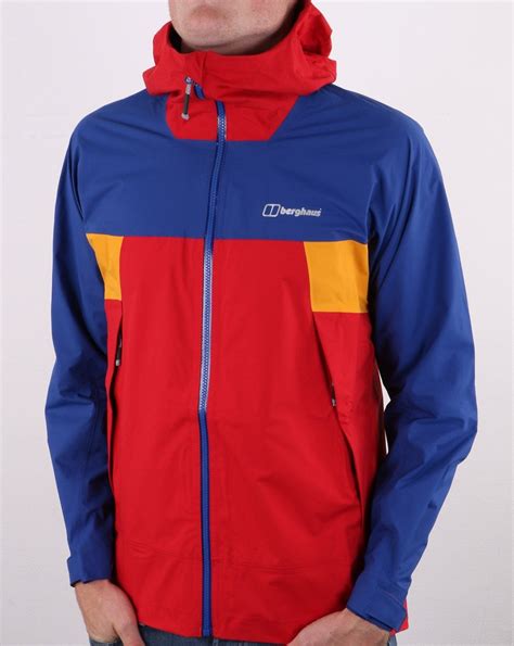 Berghaus Sky Hiker Shell Jacket Red/Blue - 80s Casual Classics