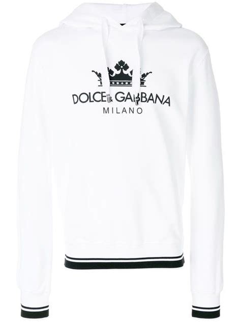 Dolce And Gabbana Crown Dg Logo Hoodie In Multi Modesens Dolce And