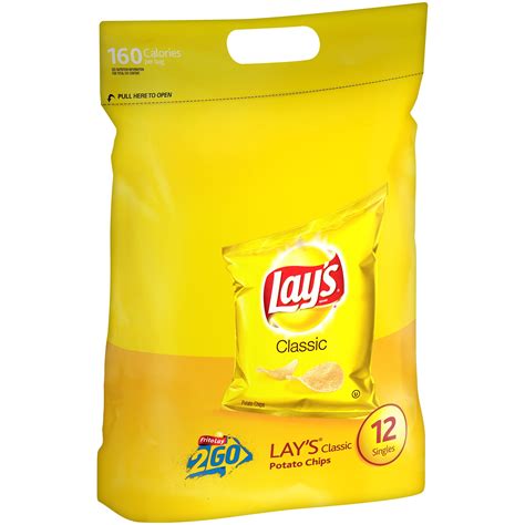 Lay S Classic Potato Chips Count Oz Bags Walmart