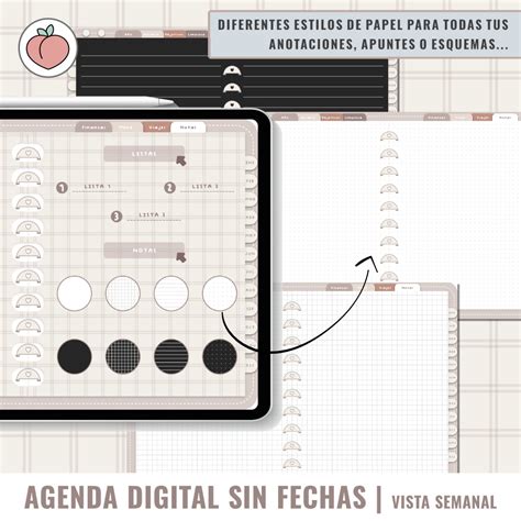 Agenda Digital Con Vista Semanal Hardpeach