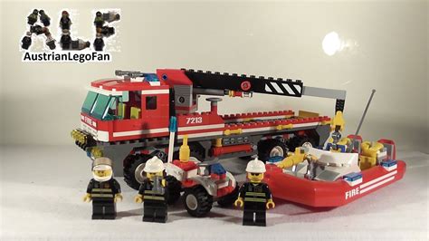 Lego City Off Road Fire Truck Fireboat Feuerwehr Truck